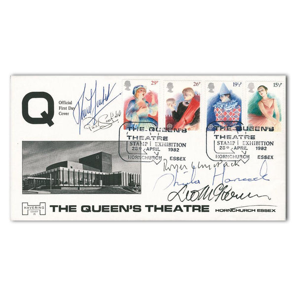 1982 Europa British Theatre - Signed David Suchet, Sheila Hancock and 3 Others SIGE0053