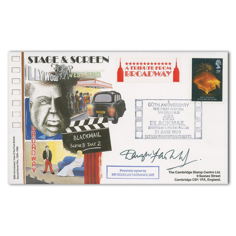 1989 Film Anniversary - Signed by Douglas Fairbanks Jnr. SIGE0511