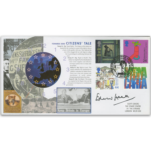 1999 Citizen's Tale - Signed by Edward Heath SIGP0129