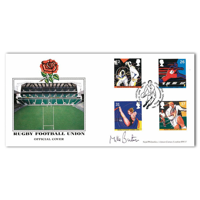 1991 RFU Official - Signed Mike Burton SIGR0049