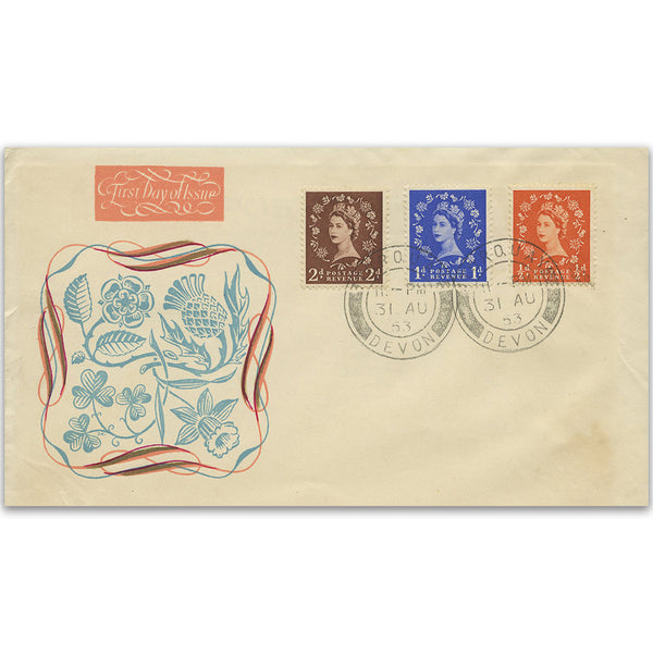 1953 1/2d - 2d F.D.I.,Torquay cds