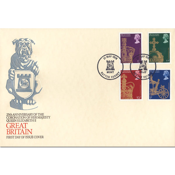 1978 Coronation - Sutton Mint Official Handstamp