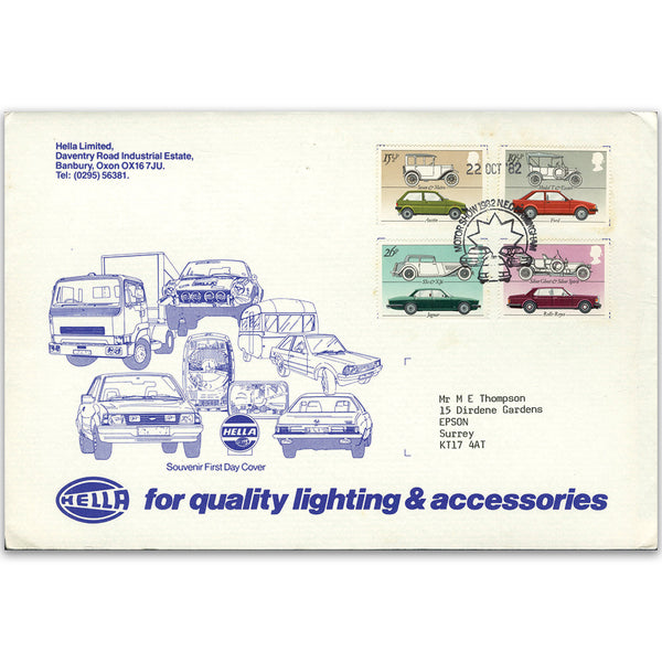 1982 Cars Hella of Danbury Cover. NEC Birmingham Motor Show h/s