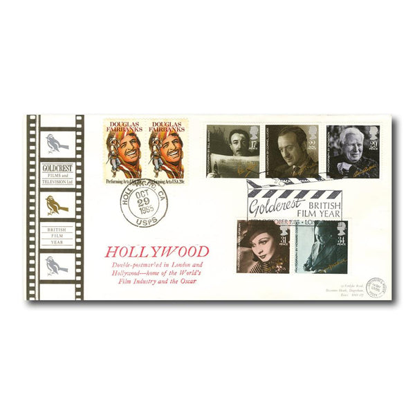 1985 British Film Year - Hollywood & London Postmarks TX8510C