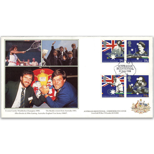 1988 Australian Bicentenary, Covercraft  official cover