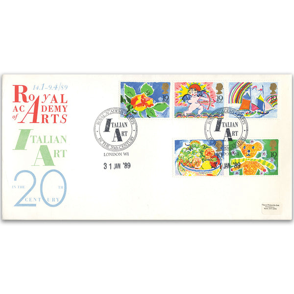 1989 Greetings, Pilgrim Royal Academy of Arts Official