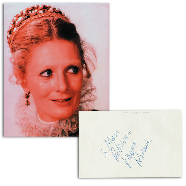 Vanessa Redgrave -  Autograph - Signature Mounted with Colour Photograph