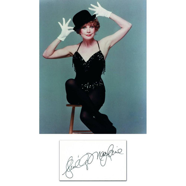 Shirley Maclaine -  Autograph - Signature Mounted with Colour Photograph