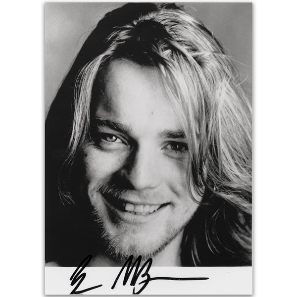 Ewan McGregor - Autograph - Signed Black and White Photograph