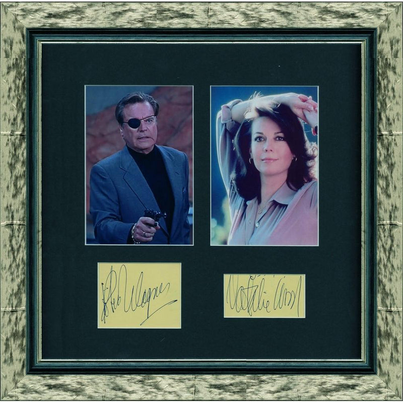 Natalie Wood and Robert Wagner - Signed Colour Photographs - Framed