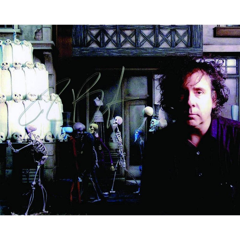 Tim Burton - Autograph - Signed Colour Photograph