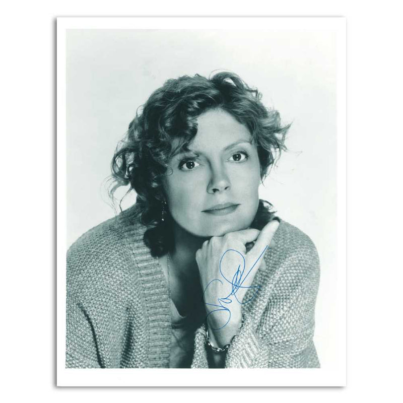 Susan Sarandon  - Autograph - Signed Black and White Photograph