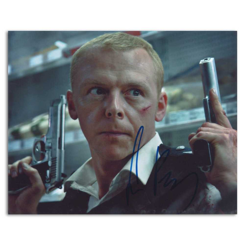 Simon Pegg  - Autograph - Signed Colour Photograph