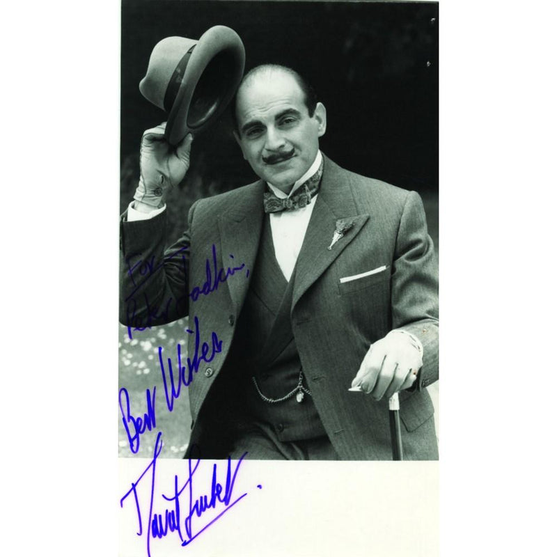 David Suchet - Autograph - Signed Black and White Photograph