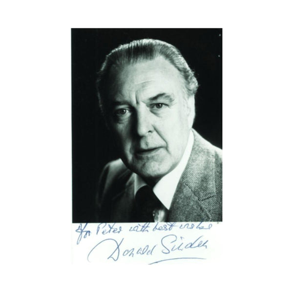 Donald Sinden - Autograph - Signed Black and White Photograph