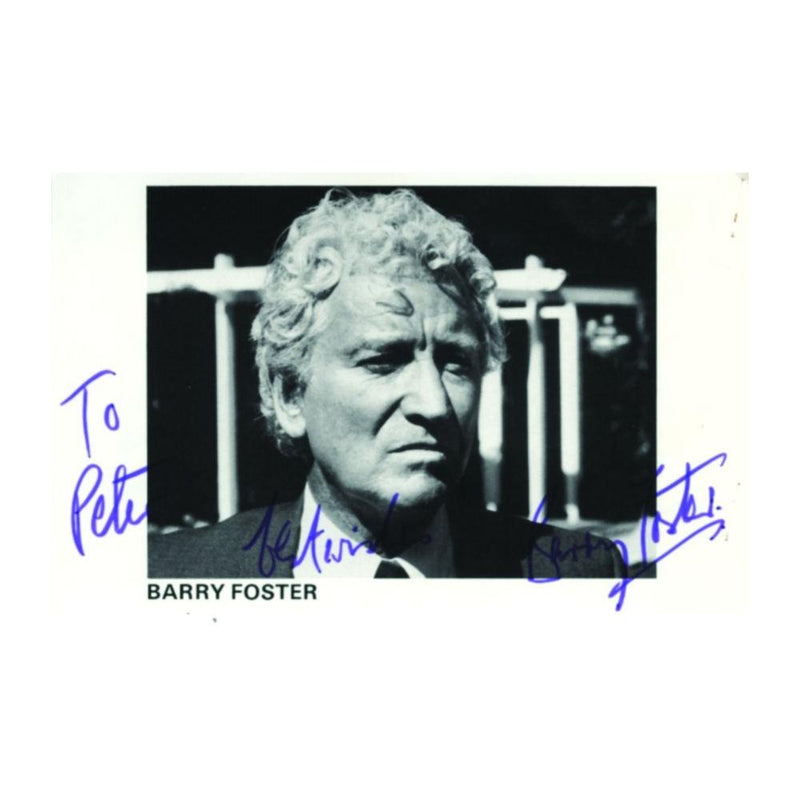 Barry Foster - Autograph - Signed Black and White Photograph