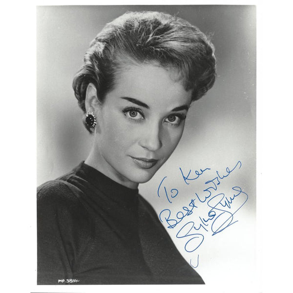 Sylvia Syms - Autograph - Signed Black and White Photograph