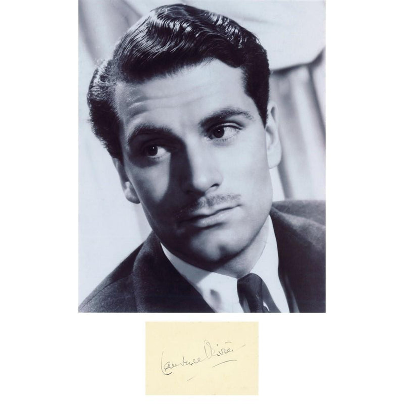 Laurence Olivier - Autograph - Signed Black and White Photograph