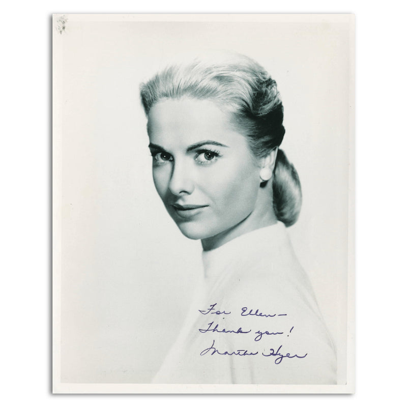 Martha Hyer - Autograph - Signed Black and White Photograph