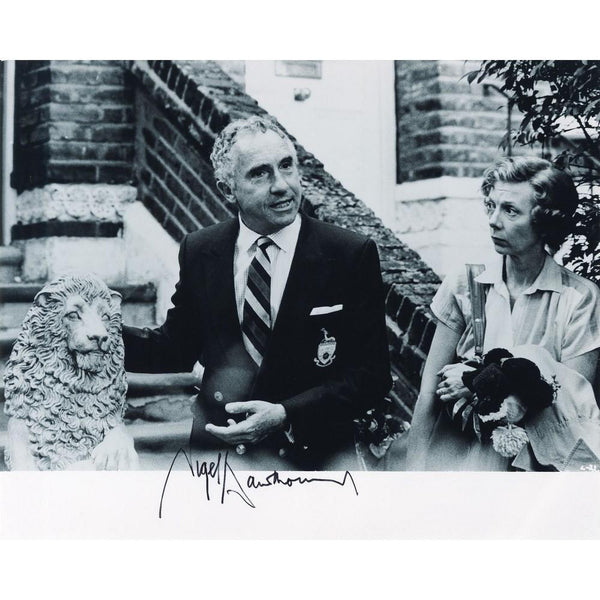 Nigel Hawthorne - Autograph - Signed Black and White Photograph