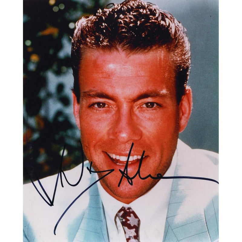 Jean-Claude Van Damme  - Autograph - Signed Colour Photograph