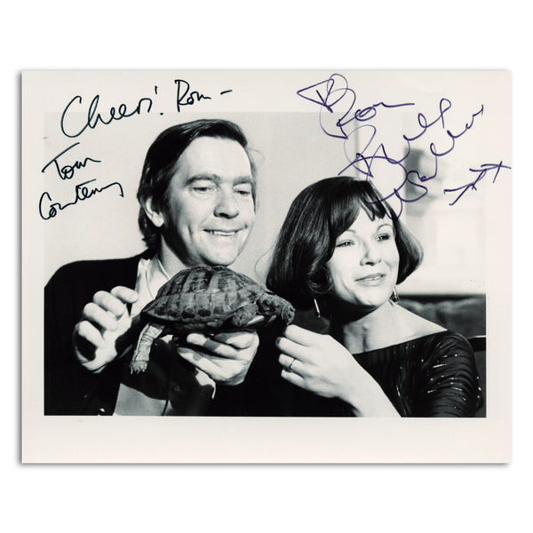 Tom Courteney & Julie Walters - Autograph - Signed Black and White Photograph