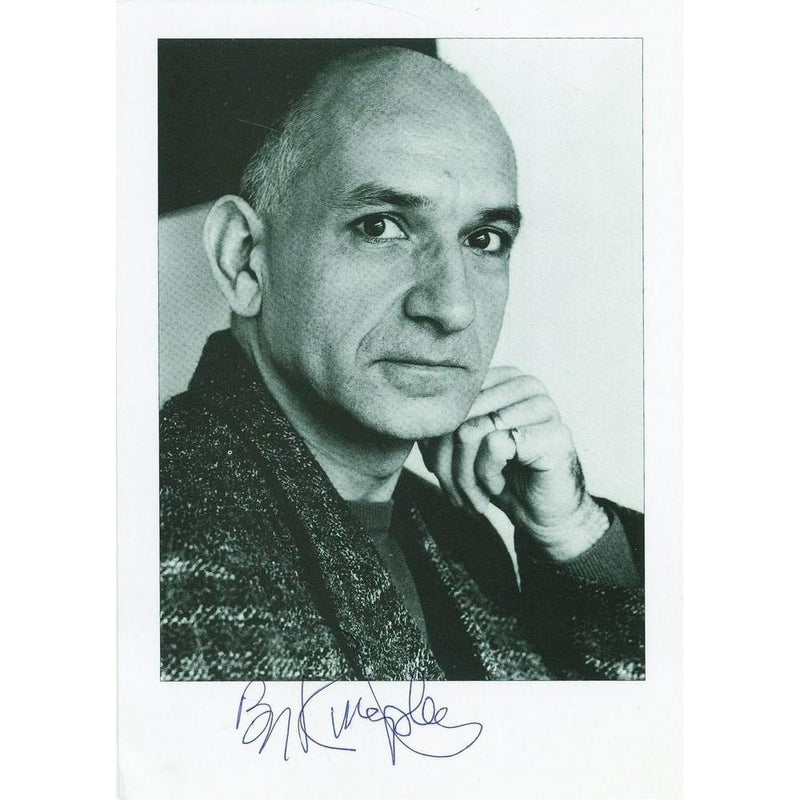 Ben Kingsley - Autograph - Signed Black and White Photograph