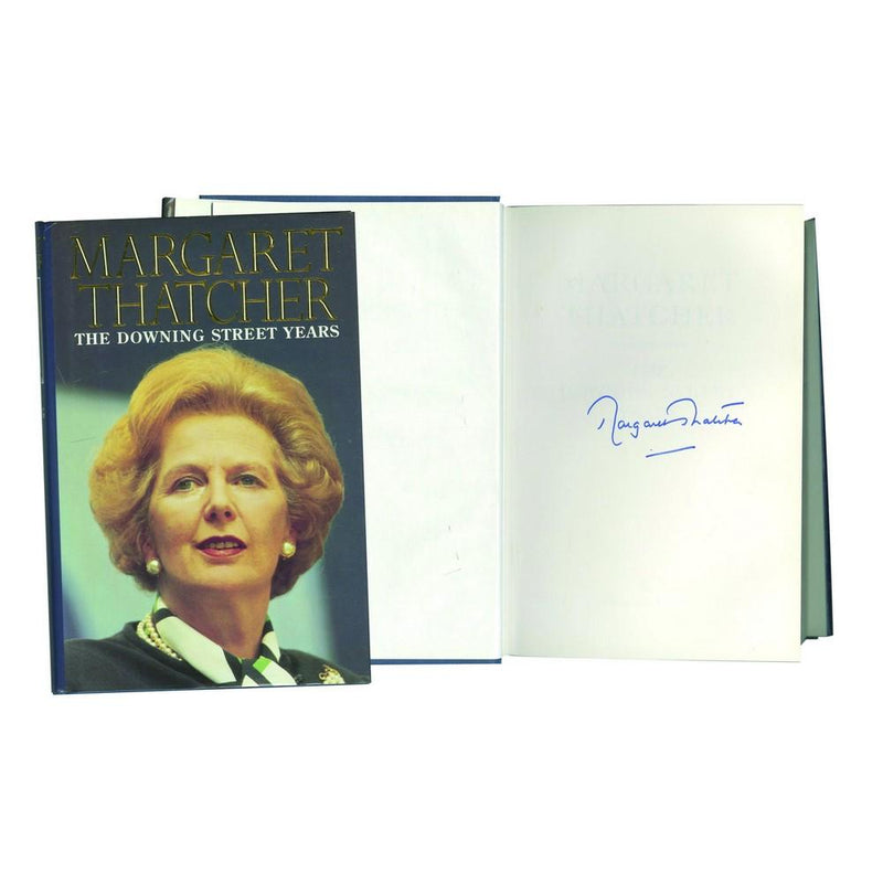 Margaret Thatcher Signed Book