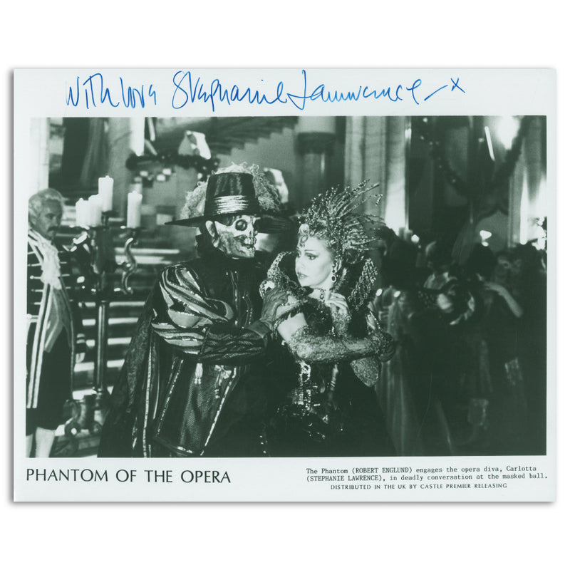 Stephanie Lawrence - Autograph - Signed Black & White Photograph