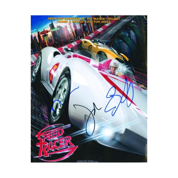 Speed Racer - Emile Hirsch, Christian Ricci & Jl Silver Autographs