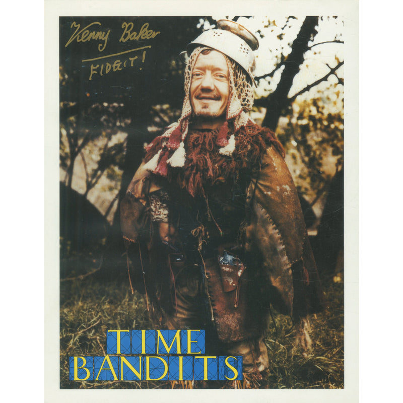 Time Bandits Kenny Baker Autograph Signed Photograph