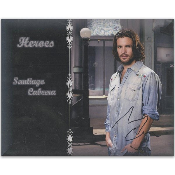 Santiago Cabrera Autograph Signed Photograph