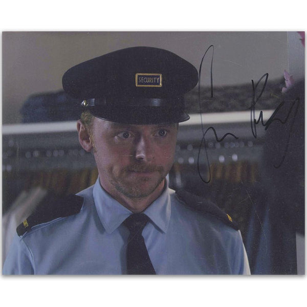 Simon Pegg Autograph Signed Photograph