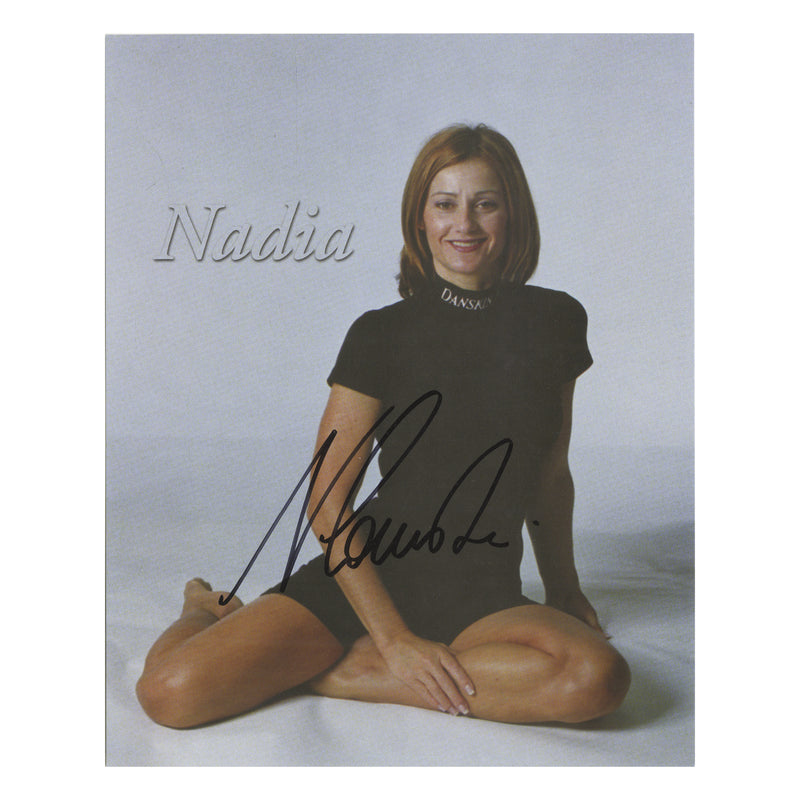 Nadia Comaneci Signed Colour Photo