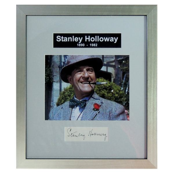 Stanley Holloway (Framed) Autograph