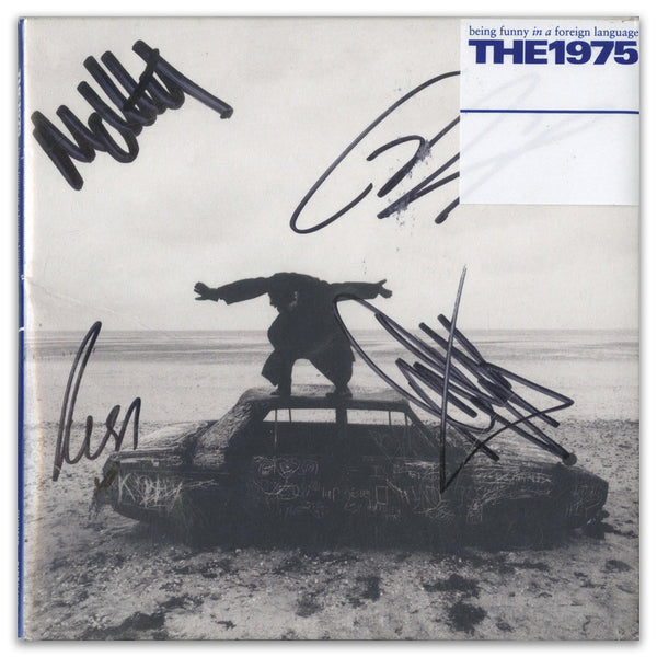 THE 1975 BEING FUNNY IN hotsell A FOREIGN LANGUAGE NEW CD WITH SIGNED ART CARD AUTOGRAPH